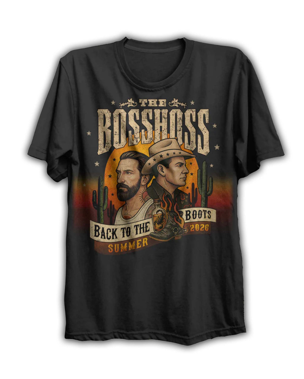 Tour Shirt 2026 Back To The Boots