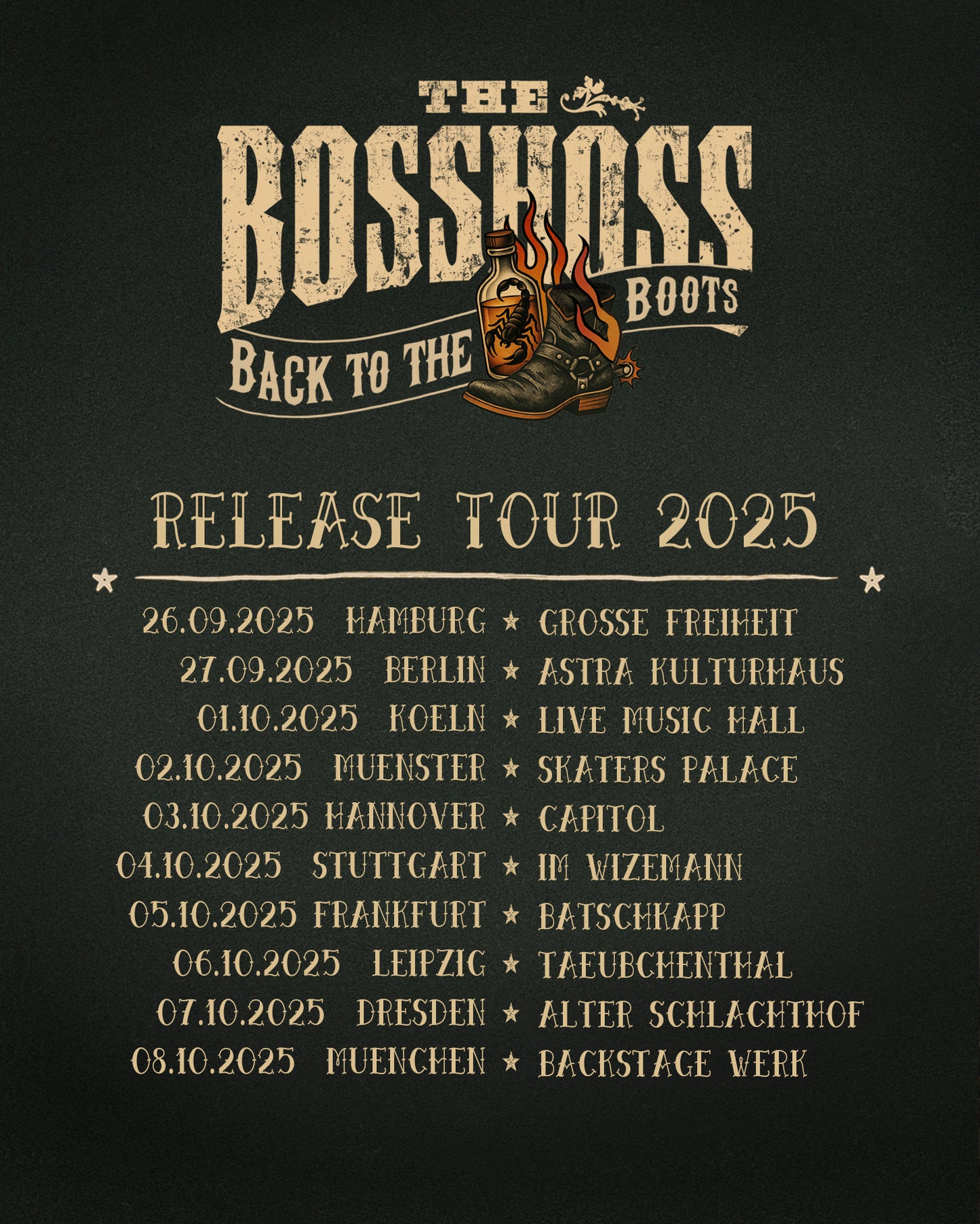 Album + Meet & Greet VIP Upgrade zum Tour-Ticket