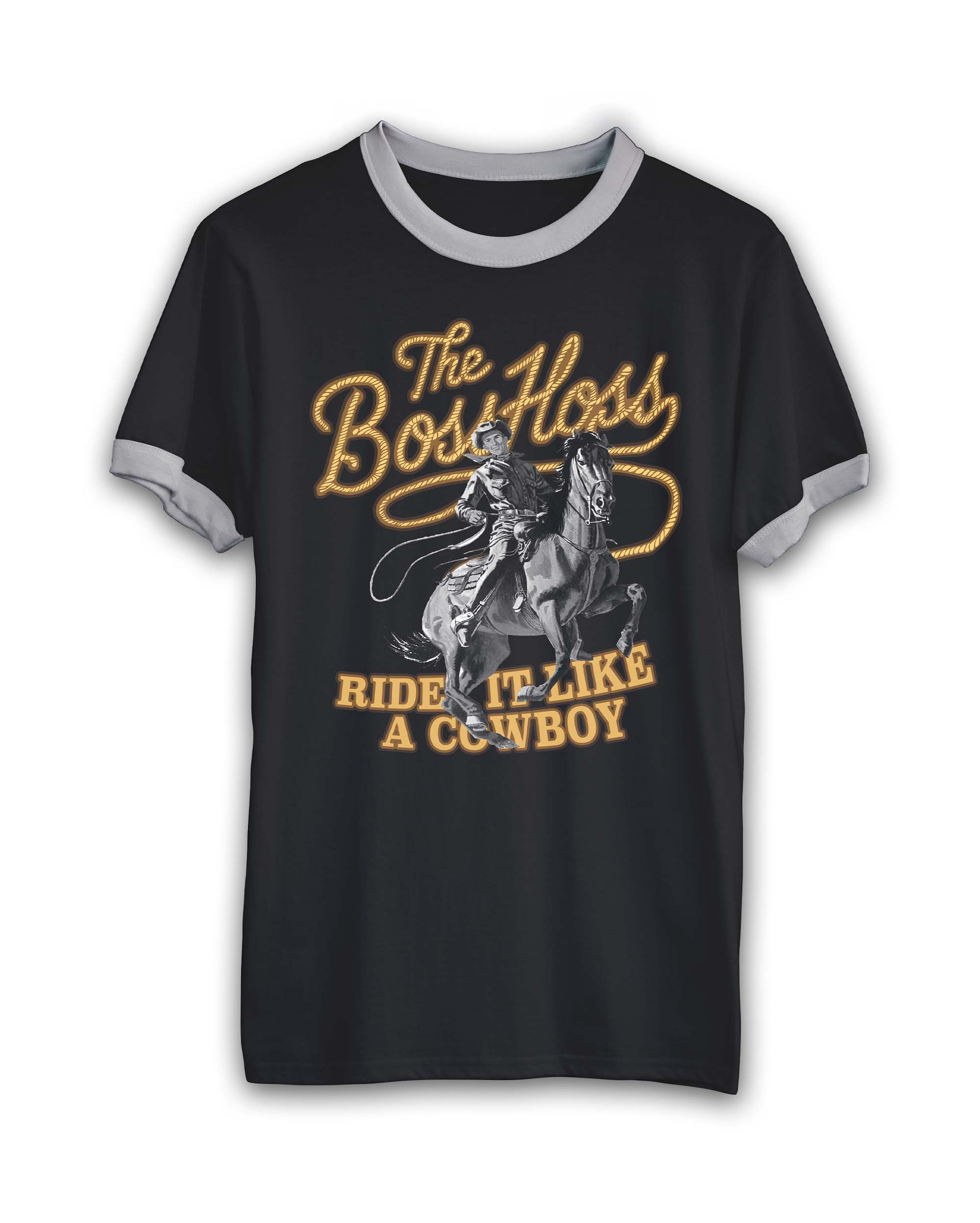 Ride It Like A Cowboy Retro T-Shirt