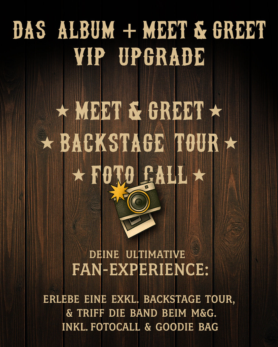 Album + Meet & Greet VIP Upgrade zum Tour-Ticket