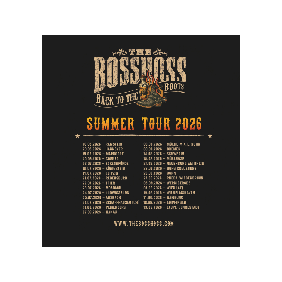 Tour Shirt 2026 Back To The Boots